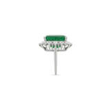 HARRY WINSTON EMERALD AND DIAMOND RING - фото 5