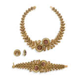 SET OF MULTI-GEM JEWELLERY WITH AN ASSOCIATED PAIR OF EARRINGS - фото 3