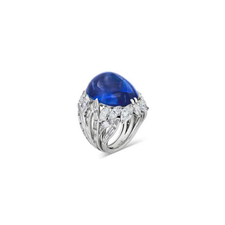 SAPPHIRE AND DIAMOND RING - photo 3