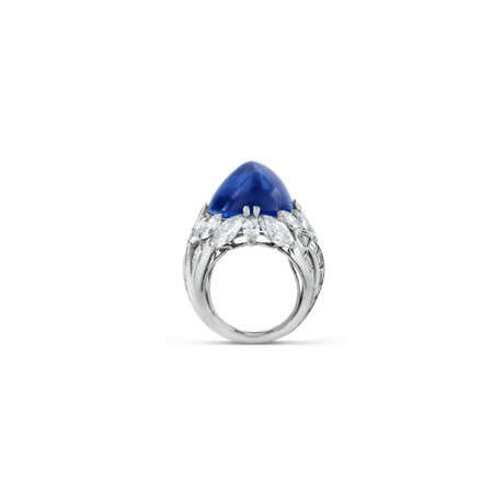 SAPPHIRE AND DIAMOND RING - photo 5