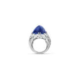 SAPPHIRE AND DIAMOND RING - photo 5