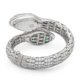 BULGARI DIAMOND AND EMERALD `SERPENTI` BRACELET-WATCH - фото 5