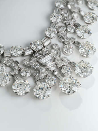 EXTRAORDINARY CARTIER ART DECO DIAMOND NECKLACE - фото 4