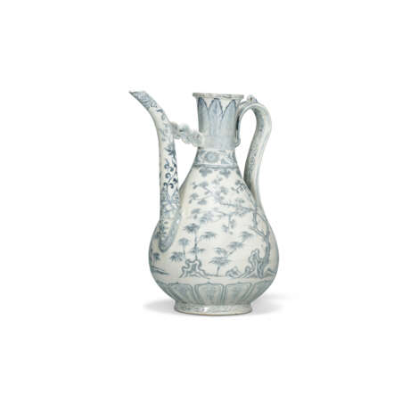 A VERY RARE MING BLUE AND WHITE ‘THREE FRIENDS OF WINTER’ EWER - photo 4