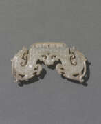 Edelsteine. A VERY RARE JADE &#39;DRAGON&#39; PENDANT