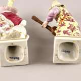 Porcelain pair Chinese Musicians. KPM. - photo 6