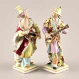 Porcelain pair Chinese Musicians. KPM. - фото 7