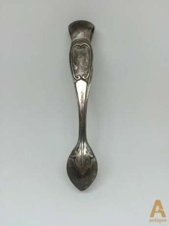 Silver sugar tongs. Warchawa - photo 1