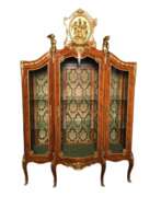 Storage furniture. Showcase Louis XV style.