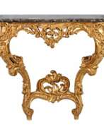 Tische. Rococo console. End of the 19th century.