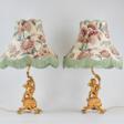 Pair of "Putti" table lamps - Jetzt bei der Auktion