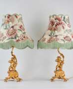 Éclairage. Pair of "Putti" table lamps