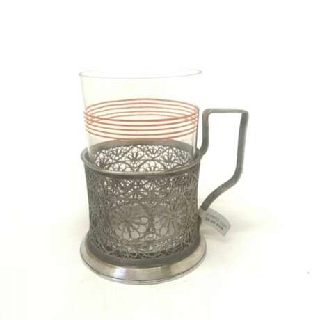 Cup holder Openwork flowers. USSR 20th century. - photo 1