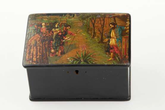 Antique Russian box "Breaking for Dmitry Pozarsky” - Foto 1