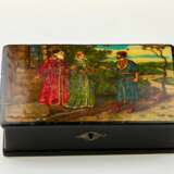 Antique Russian box "Kissing Rite". - photo 1