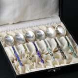 Set of silver spoons - фото 2