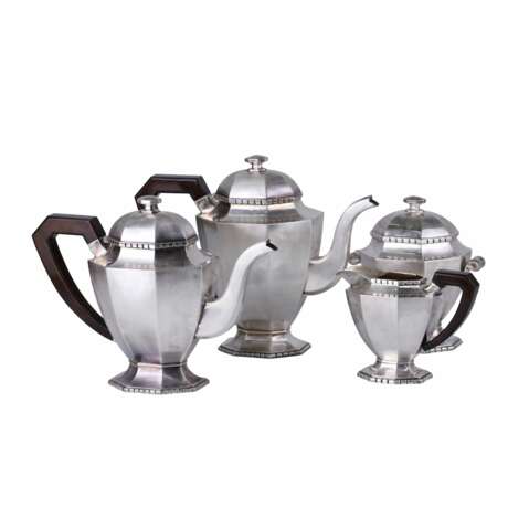 Silver tea and coffee service in Art Deco style. - Foto 2