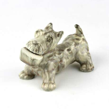 Faience figurine "Scotch Terrier". Factory Kuznetsov. Russia - фото 3