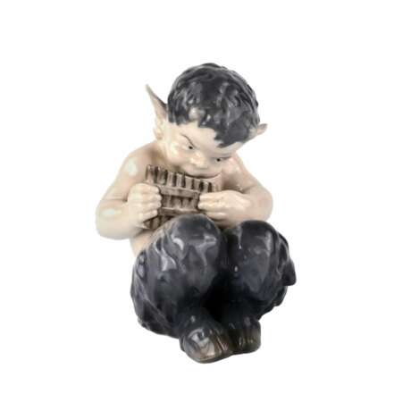 Figurine Faun with flute. Royal Copenhagen. - Foto 1