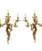 Appliques murales. Pair of wall sconces Rococo style