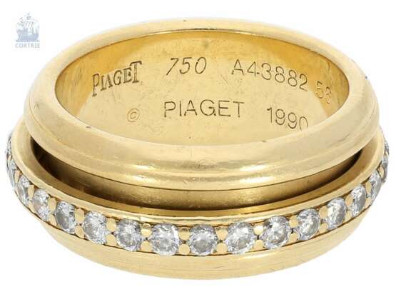 Ring: hochwertiger, ganz massiver Brillantring, Markenschmuck, signiert Piaget - фото 2