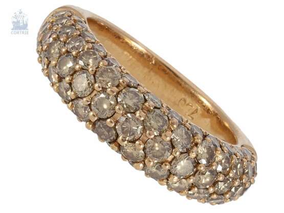 Ring: aufwändig und sehr dekorativ gefertigter Brillant-Goldschmiedering mit fancy Brillanten, ca. 2,2ct - фото 2