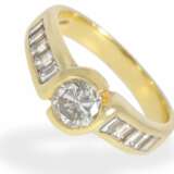 Ring: vintage Brillant/Diamant-Damenring, ca. 1,35ct - photo 1