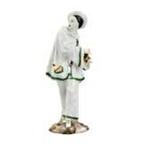 Porcelain figurine of Pierrot. Germany. End of the 19th century. - фото 1