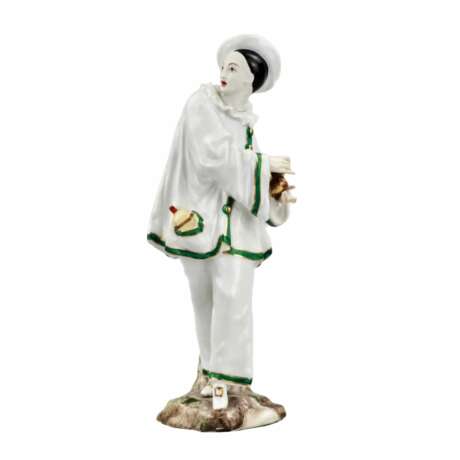 Porcelain figurine of Pierrot. Germany. End of the 19th century. - фото 1