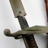 Shaped sword with a steel hilt and scabbard. - photo 7