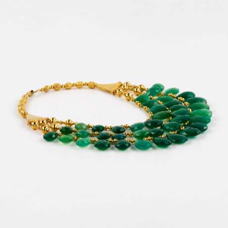 Chrysoprase necklace. - photo 4