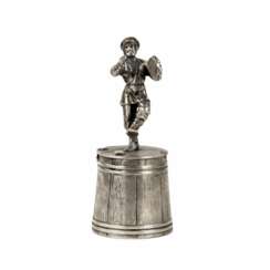 Silver cup Dancing man with a tambourine.