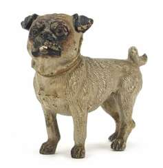 Pug Viennese bronze.