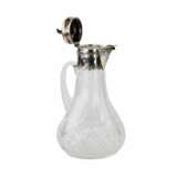 French crystal jug with silver. - фото 3