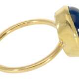 Ring: feiner Goldschmiedering mit sehr schönem Saphir-Cabochon von ca. 7,3ct, Handarbeit - фото 2