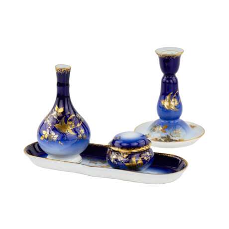 Four-piece set, Gardner Porcelain Factory. - фото 1