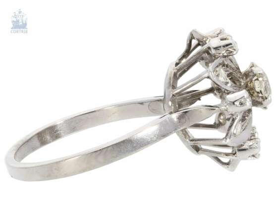 Ring: vintage Diamant-Blütenring - Foto 2