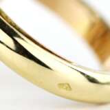 18K yellow gold ring with diamonds. - фото 7