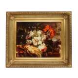 Still life with flowers. jacquelet, spraying - reproduction. - photo 1