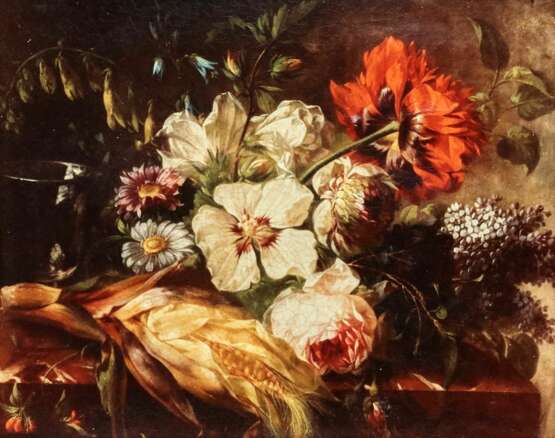 Still life with flowers. jacquelet, spraying - reproduction. - photo 2