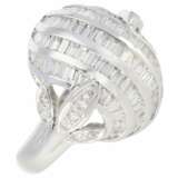 Ring: weißgoldener und ausgefallener Designer-Diamant-Damenring, 2,5ct, neuwertig und ungetragen - фото 1
