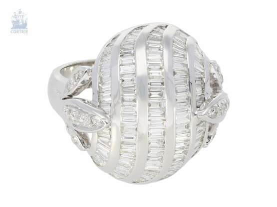 Ring: weißgoldener und ausgefallener Designer-Diamant-Damenring, 2,5ct, neuwertig und ungetragen - фото 2