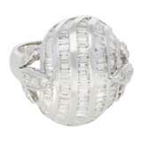Ring: weißgoldener und ausgefallener Designer-Diamant-Damenring, 2,5ct, neuwertig und ungetragen - photo 2
