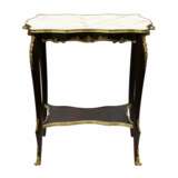 Serving table mahogany, gilded bronze with a marble top of the turn of the 19th and 20th centuries. - фото 2