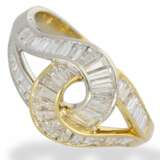 Ring: interessant gestalteter Damenring mit Diamanten, ca.1,25ct - Foto 1