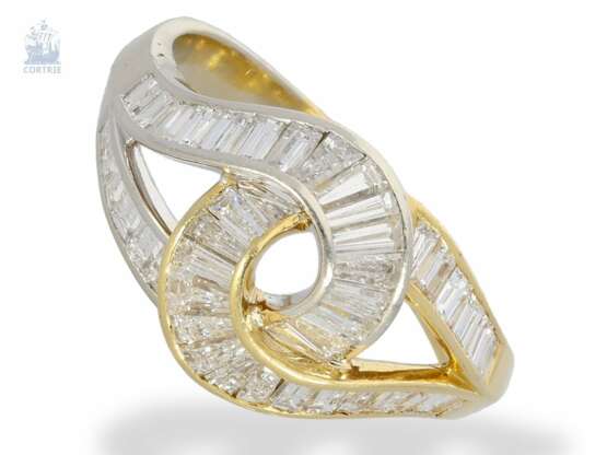 Ring: interessant gestalteter Damenring mit Diamanten, ca.1,25ct - фото 1