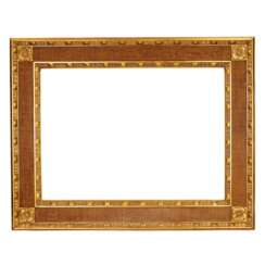 Gilded, wooden frame in the style of a directory. Early 20th century.