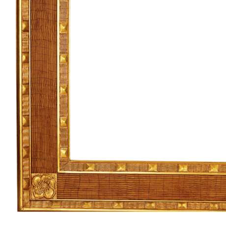 Gilded, wooden frame in the style of a directory. Early 20th century. - Foto 2