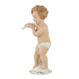 Porcelain figurine Boy with a flute. Wallendorf, Germany, mid-twentieth century. - photo 4