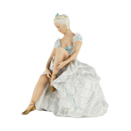 Porcelain figurine. Ballerina. Unterweissbach. Germany. 1950-1960s - Foto 3